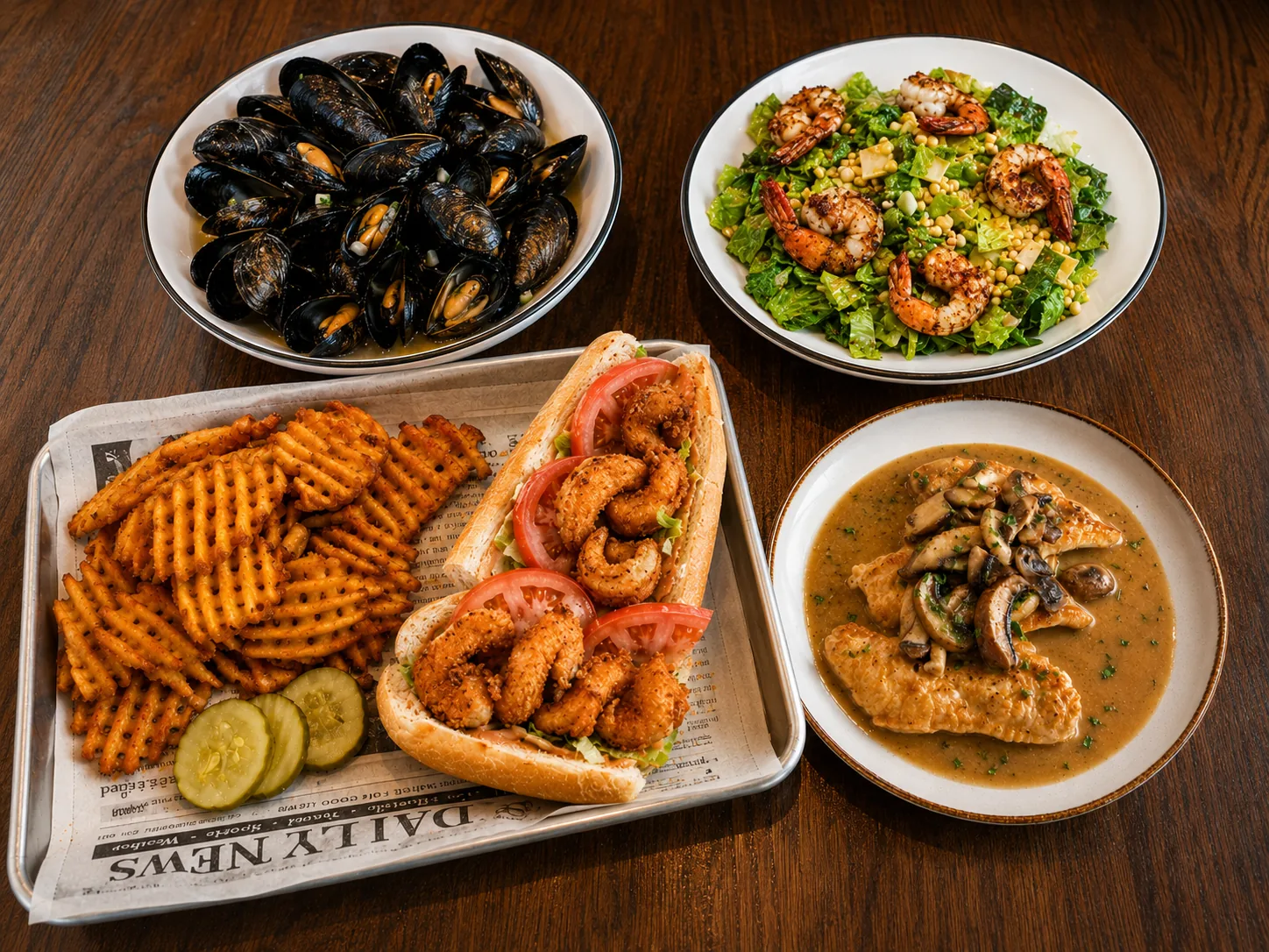 The full menu